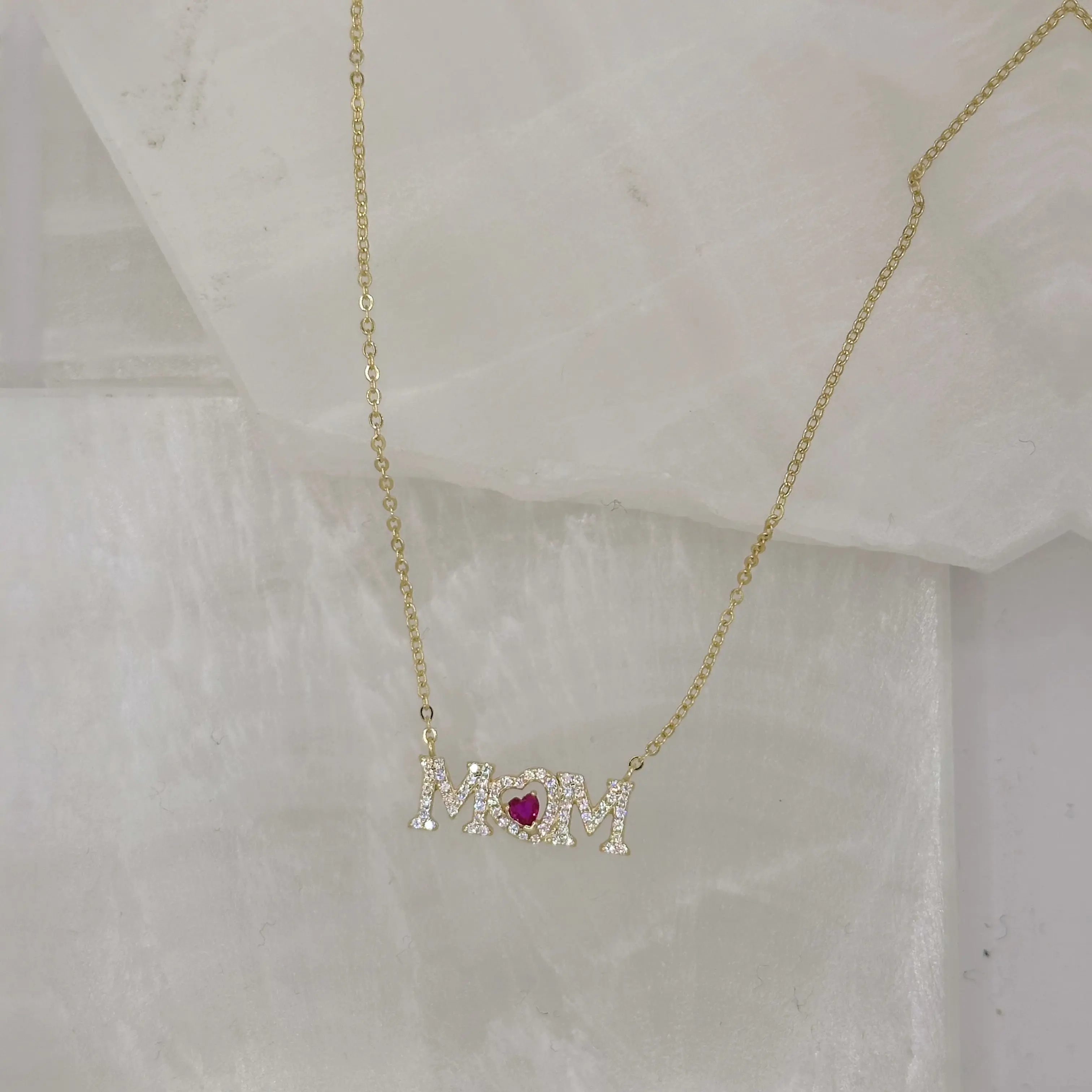 MOM PINK SAPPHIRE necklace