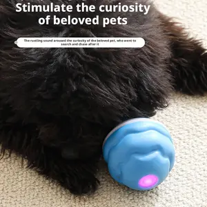 PetSmart Dog Electric Jumping Ball Toy for Boredom Relief Grinding Teeth Biting Teasing Intelligent Automatic Walking Ball Stimulate Curiosity