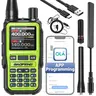 Baofeng UV-5R Mini Ham Radio Long Range Handheld Rechargeable Walkie Talkies for Adults APP Programming NOAA Weather UV5R 5RM Two Way Radio with Earpiece USB-C Charger for Survival Hunting