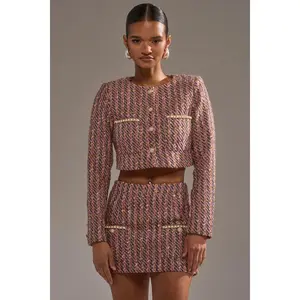 TRUTH OR DARE TWEED BLAZER