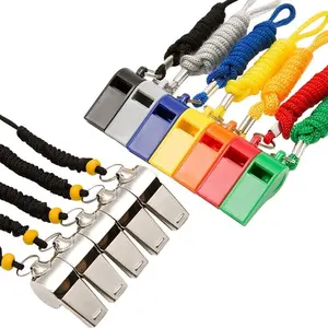 12PCS Whistle, Sports Whistles with Lanyard, Loud Crisp Sound Whistle Bulk Ideal for Coaches, Referees, and Officials