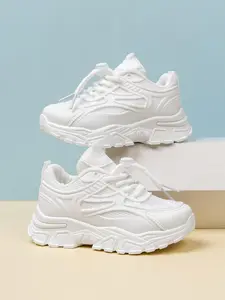 2026 New Trendy Girl Dad Shoes, Breathable Mesh Velcro Closure, Dual Laces Design, Thick Anti-Slip Soft Sole, Casual Sport Sneakers, Nonslip Trainers, Thick Soled Trainers