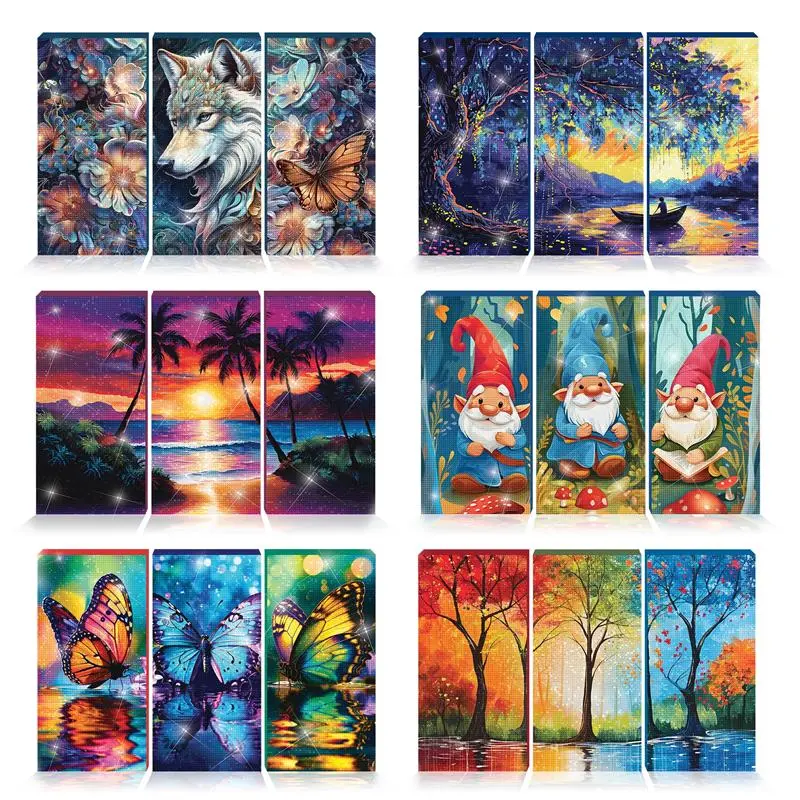 ArtSkills Diamond Painting Kits on Stretched Canvas 21" x 14" Complete Professional Set with Accessories for DIY Artistic Creations