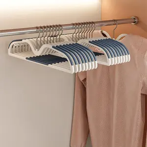 Short Neck Hanger for Home Use, Space-Saving, Non-Slip, No Trace, Neck Reducer, Short Style, Anti-Shoulder Angle, Suitable for Suits, Dresses, T-Shirts, Shirts, Coats, Pants