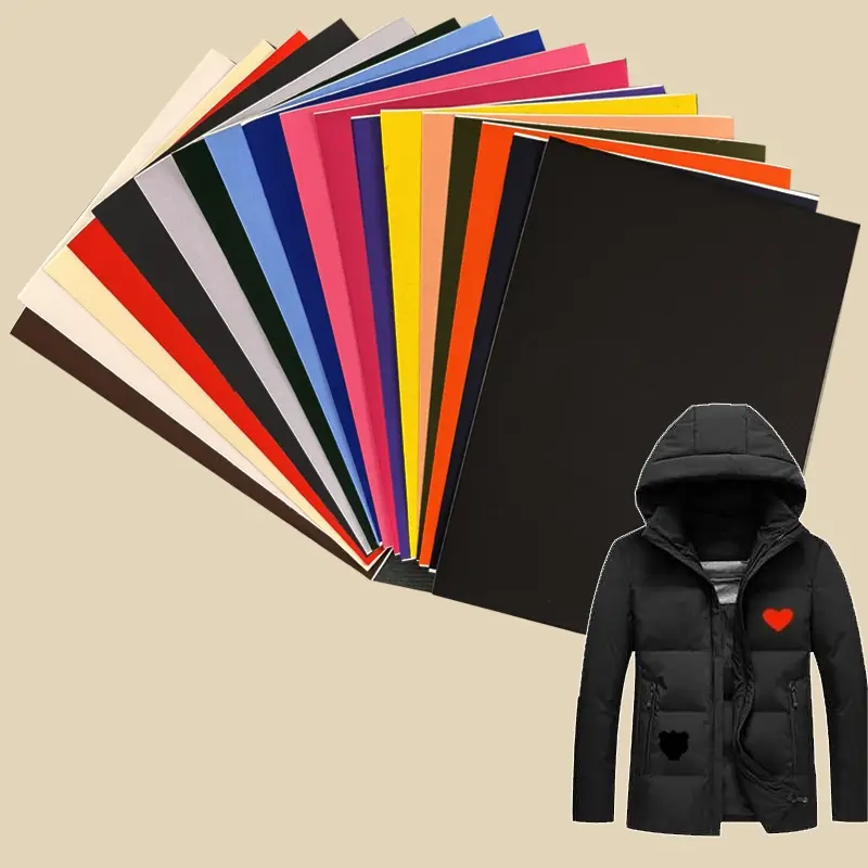 18 Pcs Multi-Color Nylon Durable Versatile Repair Patches Self-Adhesive Convenient Easy Waterproof Fabric Patches for Clothing, Down Jackets, Tent Fabrics & Bags (7.87x5.91 Inch)