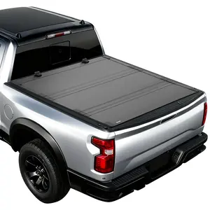VEVOR Hard Tri-Fold Truck Bed Tonneau Cover, Compatible with 2019-2025 Dodge Ram 1500 5.6 ft (67.4 in) Bed, Waterproof Low-Profile Hard Folding Truck Tonneau Cover with Aluminum Alloy Support Bar, Honeycomb, 2021-2025 1500 Trx