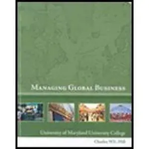 USED-Managing Global Business (Custom for University of Maryland College) by unknown author (Unknown)