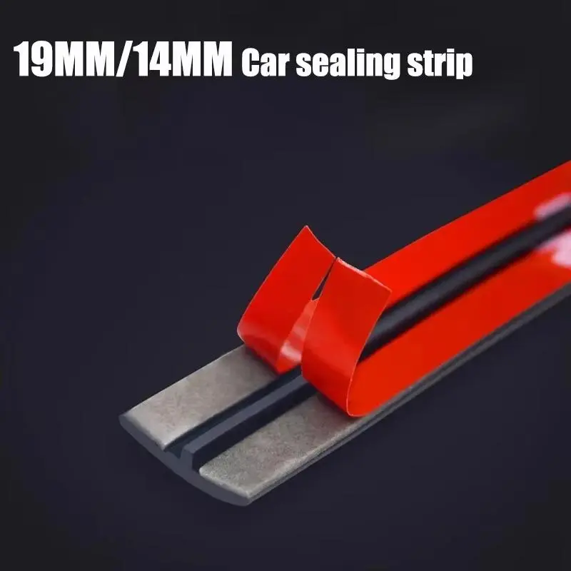 Universal Car Windshield Rubber Seal Strip Easy Install Exterior Accessories for Car Roof & Windshield Protection