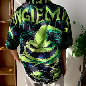 O0.gie B0gie Hawaii Shirt, The Nightmare Before Christmas Portrait T-Shirt, Jack Skellington Halloween, Halloween Matching Family Shirts, Trending Tee Spookyseason