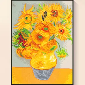 DIY Van Gogh Cafe Terrace Diamond Art, Starry Night Scene Design, Sparkling Home Decor, Creative Wall Art Kit, Unique Gift for Creatives, Relaxing Diamond Painting, Elegant Home Decoration, Impressionist Art