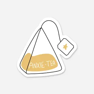 Anxie-tea Teabag Everyday Sticker