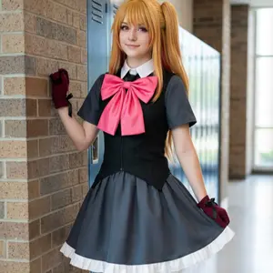 Ruby Hoshino Inspired Cosplay Dress from Oshi no Ko Season 3, Anime Character Costume for Adult Women, Perfect for Halloween Party Cosplay Events and Theme Carnival Dress Up