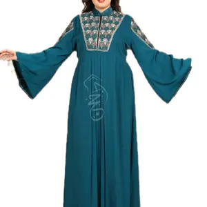 Beautiful Elegant Abaya for All Women, One Size Fits All, with Long Sleeves, Comfortable Fit