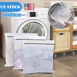 3-Pack Mesh Laundry Wash Bags with Zipper – Protective Net Bags for Lingerie, Bras, Underwear & Socks