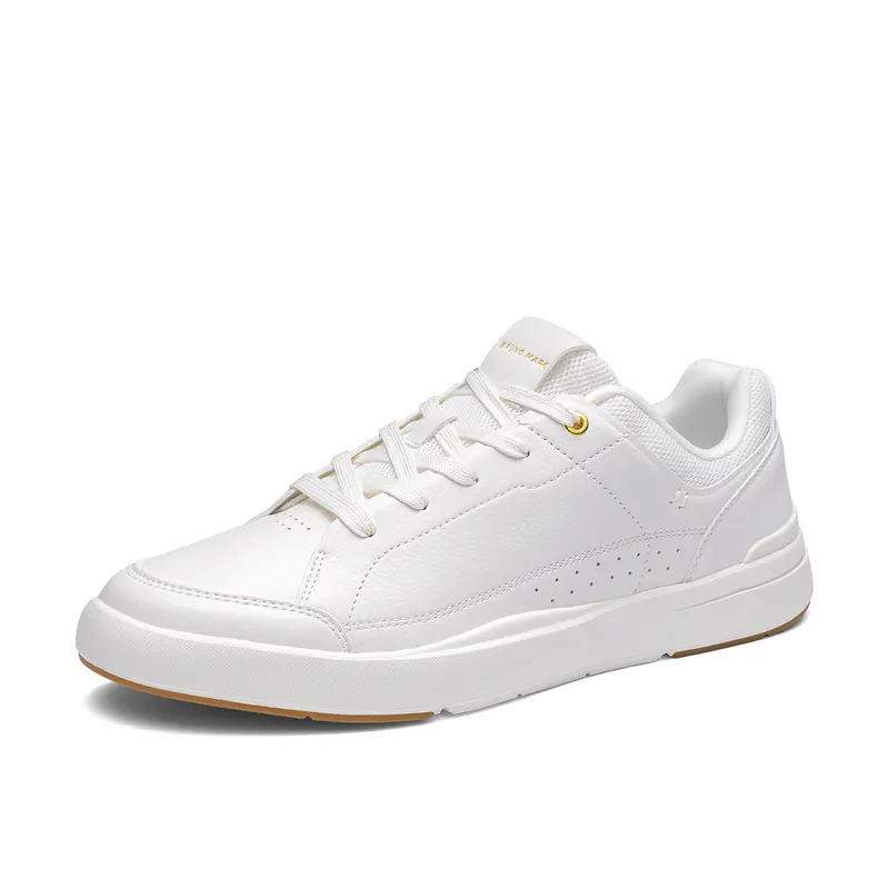 BRUNO MARC Men's Minimalist Lace-Up Low Top Dress Sneakers - Lightweight Breathable Round Toe Trendy Trainers, Slip Resistant Sole Active Casual Everyday Footwear with Fashion Laces