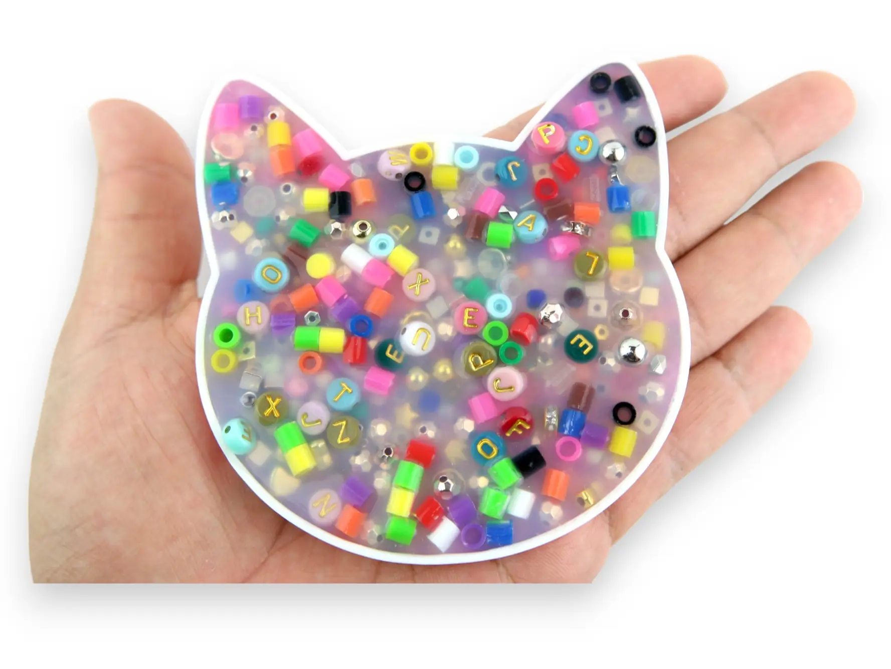 Cat Pick Party Pad and Tray- Satisfy Your Urge to Pick, Pop and Peel Stress-Free! Squishy Maker Squishies