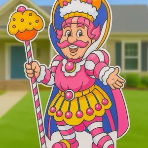 King Kandy Candy lane cutout party prop birthday party decorations.