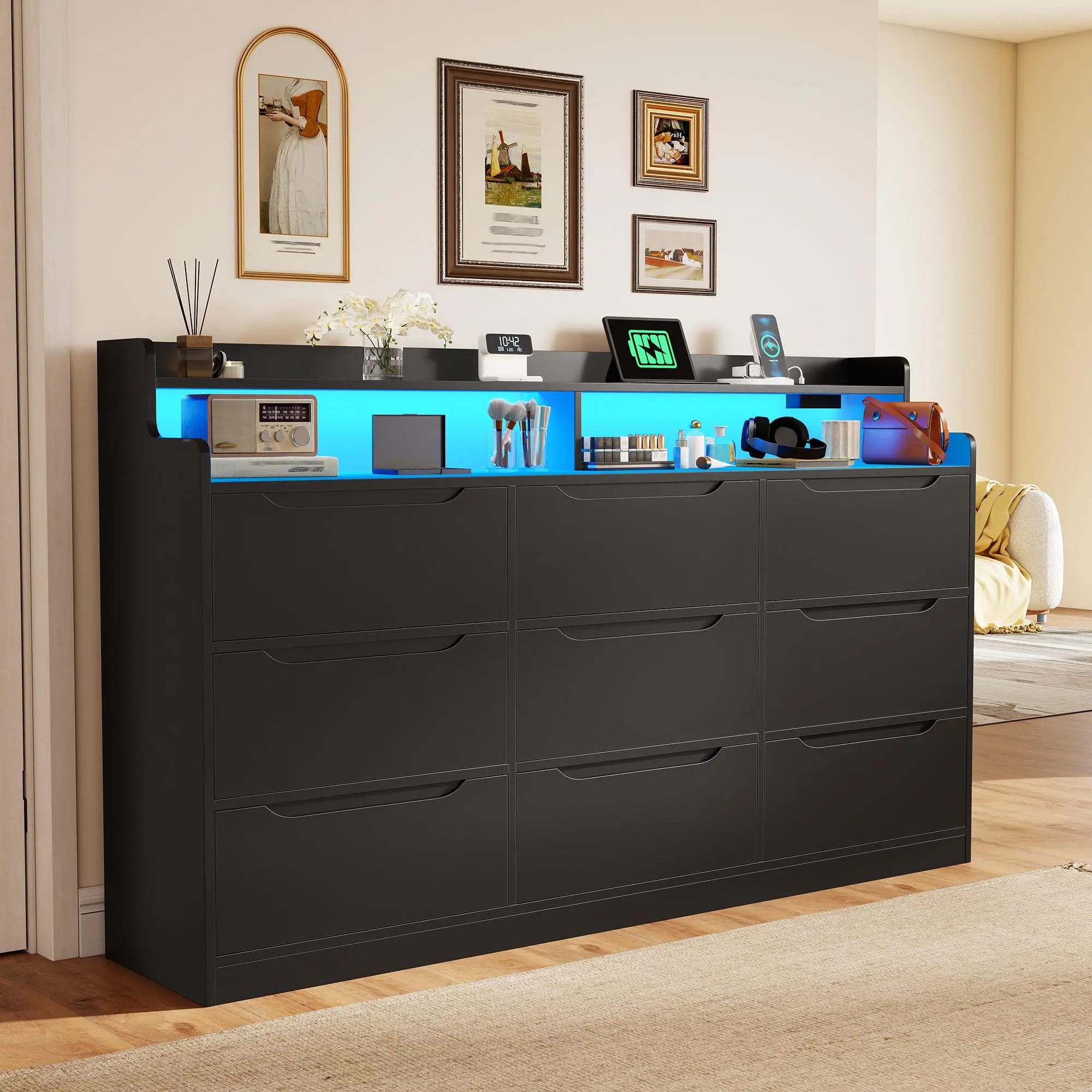 Black-9 Drawer（LED）