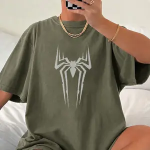 Spider Minimal Graphic Comfort Colors T-Shirt, Y2K Style Vintage Tee