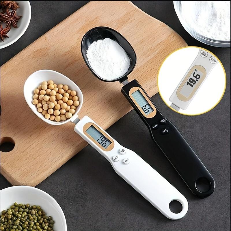 【FaddishDeal】500g / 0.1g electronic measuring spoon scale, household small kitchen weighing spoon, measuring handheld, measuring utensils Cover, food scale