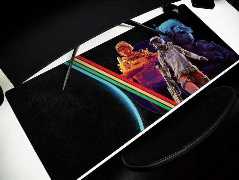 Arc Raiders Gaming Desk Pad, Helmet Scrappy Mouse Pad Design, Mouse Pad Non-slip Thickened Large Writing Lockedge Office Student Gaming Cushion Mousepad