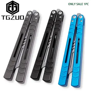 1pc Butterfly Trainer Aluminum Handle, with Bottle Opener, Flip Tool Hand Spinning Skill Toy for Beginners, High-Quality Edc Tool, Outdoor Tool