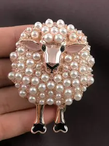 Mianyang Hot Fashion Beaded Brooch Scarf Buckle Coat Clothing Pin, Stylish Accessory for Women, Trendy Jewelry for Everyday Wear, Jewellery