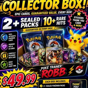 Poke Trainer Robb’s Pokémon Collector Mystery Box! Hits, Packs, and Fun!