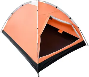【Mother's Day Gifts] AYA StarX 2-Person Outdoor Camping Dome Tent, Orange, 190T Durable Polyester with PU Waterproof Coating, 1.5kg Lightweight Portable Backpacking Tent for Hiking, Lightweight Portable Tent