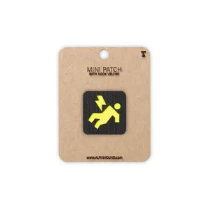Electricity Danger Tactical Patch 1X1 Cordura Morale Patch