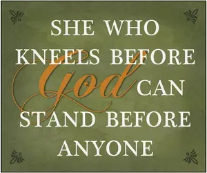 - She Who Kneels Wall Plaque (12" X 10" X 0.7") CHWP-12