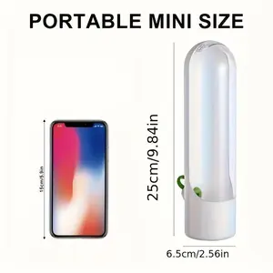 1pc Herb Saver Pod Herb Preserver Vegetable Fresh Cilantro Container for Refrigerator, Keep Bottle Herb Saver for Mint Refrigerator Storage, Keep Green Fresh for 2-3 Weeks - Home Kitchen Refrigerator Additions, Refrigerator Organizer And Storage
