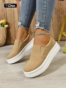 Women's Two-Tone Lace-Up Skate Shoes, Fashion Low-Top Casual Sneakers, Comfortable Durable Design, Perfect for Daily Wear