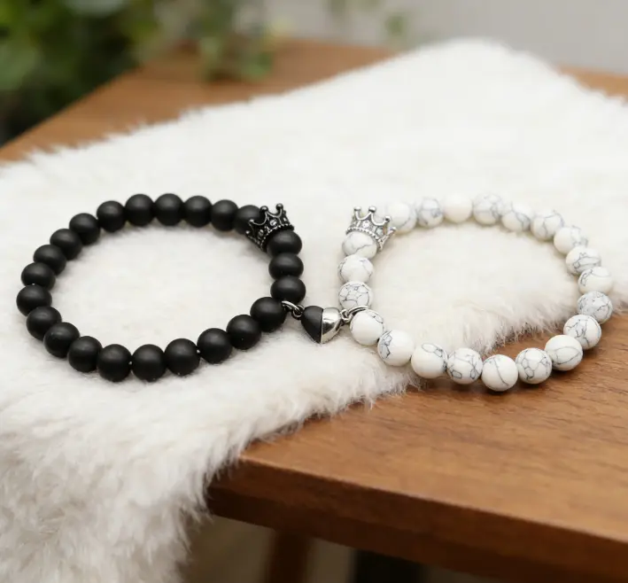 Blacelets for Women's Fashion Accessories，Couple bracelets, Cut Cat, Spider Design, Matching Bracelets, Magnetic Bracelets, Single Bracelets, Suitable For Girlfriends, Best Friends, Women,Christmas,Valentine's Day.