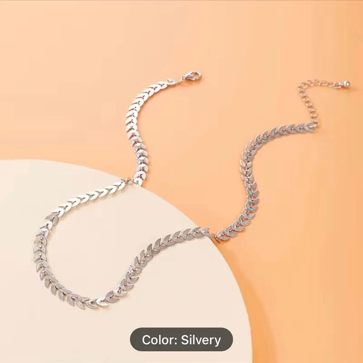 Simple Choker Necklace Geometric Shape Pure Color Neck Jewelry For Women & Girls Anniversary