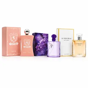 Delilah, Lilac & La Vida Bella Women's Perfume Gift Set (3 Pack) – Long Lasting Floral Fruity Eau de Parfum Collection for Women, Elegant Everyday Fragrance Bundle
