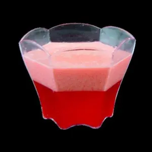 3 Oz. Miniature Flower Dessert Cup | 10 Count