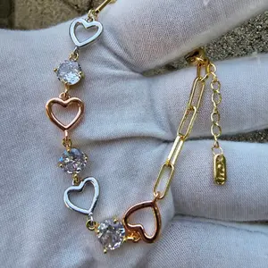 Ali heart bracelet gold-plated