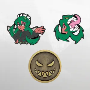 Skullgirls - Fukua Pin Set - Limited Edition - Enamel Pins - Officially Licensed
