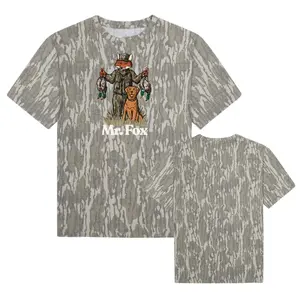 Mr. Fox Duck Youth Tee Camo  3D Shirt, Hunting 3D Tee, Gift For Him, Gift For Dad T Shirt 3D Camo, Style T Shirt 3D Camo
