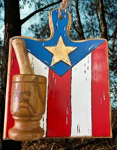 Hand painted wood cutting board/ decorative