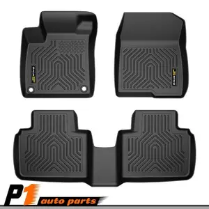 3D Floor Mats Fit For 2018-2022 Honda Accord Sedan Waterproof TPE Liners 3pcs Car Accessory