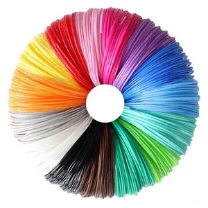 3D Pen PLA Filament Refill, 15pcs/set 3D Pen PLA Sample Pack, Compatible with Most 3D Printing Pen