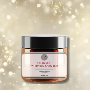 Merry Mint Whipped Sugar Scrub || Body Scrub - Foot Scrub || Organic