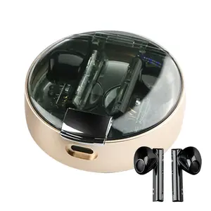 Wireless In-Ear Earbuds Working Bluetooth 5.3 With Noise-Cancelling Microphone Earbuds,230mAh Long Life,LED Lights,Bluetooth Noise-Cancelling Earbuds Earbuds Transparent Cover In-Ear Earbuds