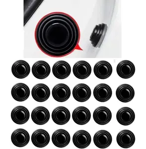 30PCS Car Door Shock Absorber Cushion Gasket Decoration Sticker Shock-Absorbing Gasket Anti-Collision Gasket Car Accessories