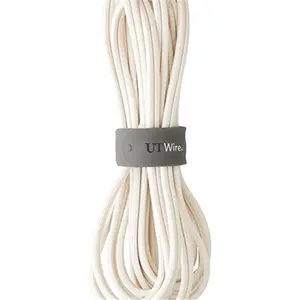 212 MAIN Q Knot Wire Cord Cover - 5 ft, Gray, Computer & Networking Wire Management Solution