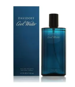 Davidoff Cool Water for Men Eau de Toilette 4.2 oz - Seductive Marine Fragrance with Aromatic Essence & Power Notes