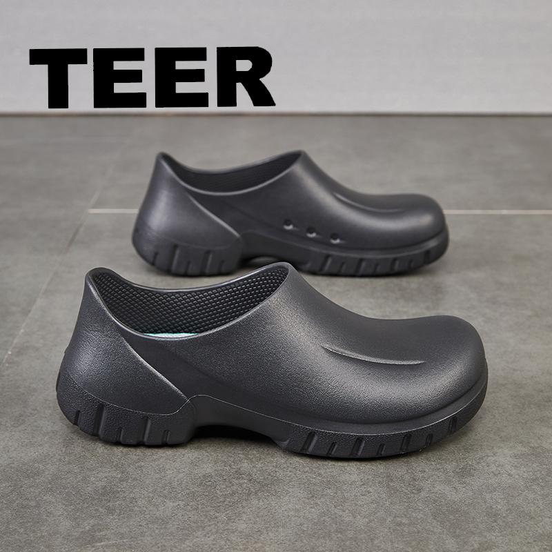 TEER Non-Slip Work Clogs - Stay Safe & Comfortable During Holiday Cooking Marathons. Thanksgiving Kitchen Savior! Oil & Waterproof TEER Non-Slip Work Clogs - Stay Safe & Comfortable During Holiday Cooking Marathons. Thanksgiving Kitchen Savior! Oil & Waterproof