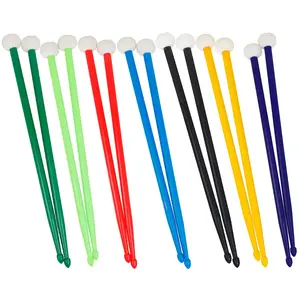 Colorful Double Headed Nylon Drum Stick, Multi-purpose Drum Stick, Drum Accessories for Drum Set, Music Accessories